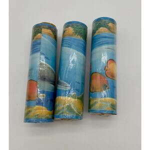 Set of 3 Y2K Easy-Ups Wallpaper Border Ocean Aquatic Dolphins Fish